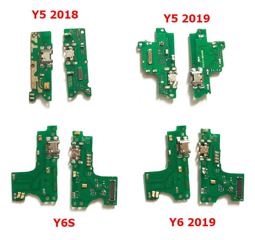 10buc/Lot Incarcator USB de Încărcare de Andocare Port Conector de Cablu Flex Pentru Huawei Y6 Y5 Y7 Pro Y9 Prim 2017 2018 P Inteligente 2019 Reparatii