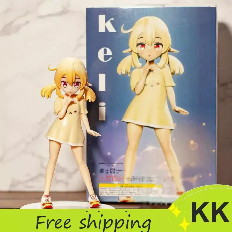 18cm Genshin Impact Figura Anime Klee GK Rochie Kawaii Drăguț Fată Material Statuie Figura de Acțiune de Colectare din PVC Model de Papusa Cadou Jucărie