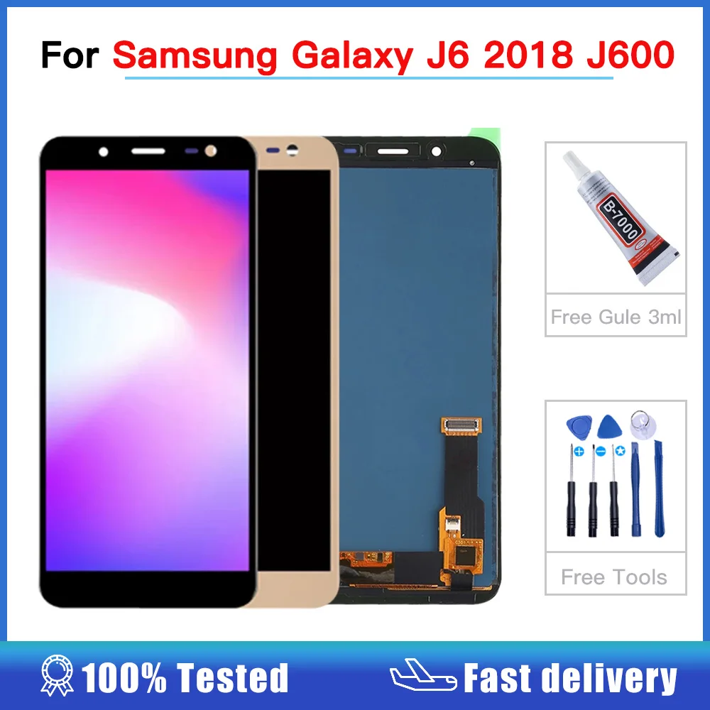 OLED J600 LCD Pentru Samsung Galaxy J6 2018 J600F J600Y Display LCD SM-J600F J600G J600FN/D Touch Screen Digitizer Asamblare 5.6