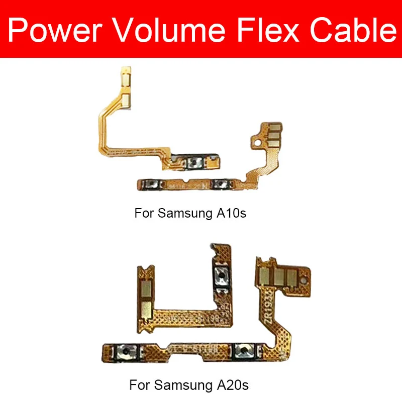 ON / OFF Power si de Volum Cablu Flex Pentru Samsung Galaxy A10S A107 A20S A207 Butonul Power & Control de Volum Laterale Tastatura Flex Panglică