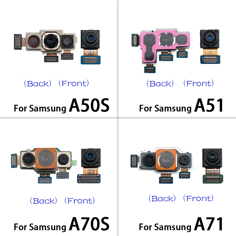 Pentru Samsung A01 A10S A11 A20S A50S A51 A70S A71 A20S Mici Fata Mare aparat de Fotografiat din Spate Camera Principala de Cablu Flex
