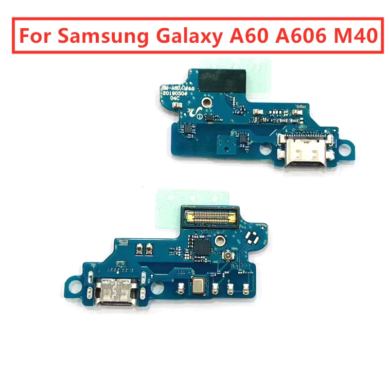 pentru Samsung Galaxy A60 A606 M40 Incarcator USB Port de Andocare Conector PCB Bord Panglică Cablu Flex Port de Încărcare Înlocuirea Componentelor