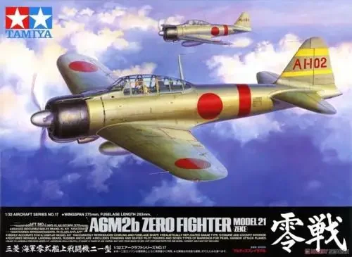 Tamiya 60317 1/32 A6M2b Zero Fighter Model 21 (Zeke) (model de Plastic)