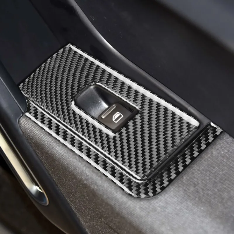 Usa Geam Ridicați Butonul Capacul Panoului Ornamental Pentru Volkswagen VW Beetle 2012-2019 Fibra de Carbon Interior Decocation Accesorii Auto