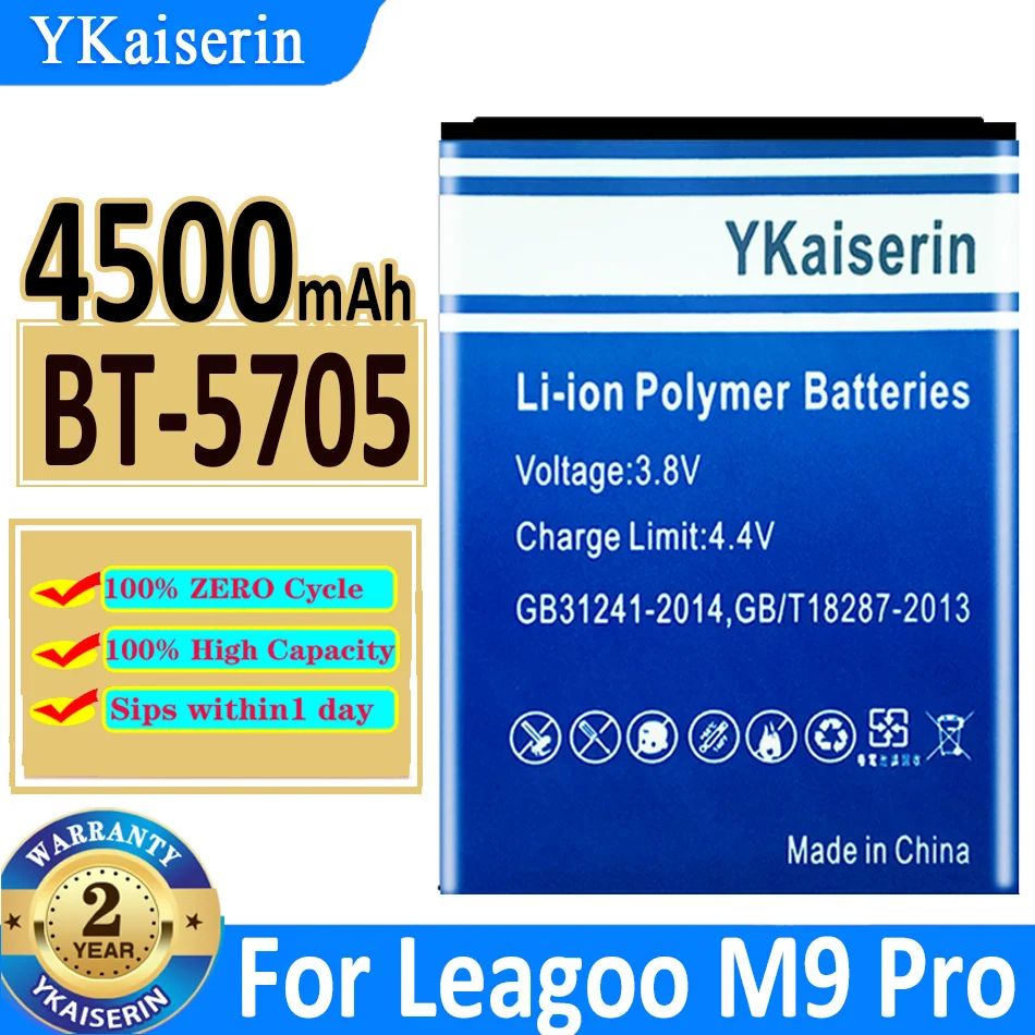 YKaiserin M9 Pro BT-5705 BT 5705 Baterie 4500mAh Înlocuire Baterie de Rezervă pentru LEAGOO M9Pro