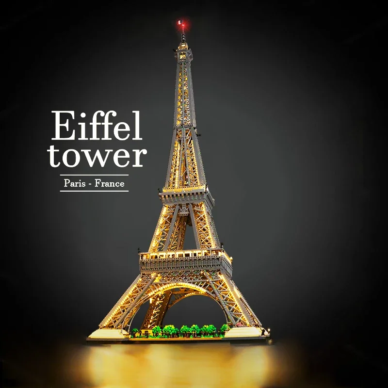 În Stoc Cladiri Modulare Model NOU de ICOANE Turnul Eiffel 10001PCS Blocuri Caramizi Jucarii Copii Set Cadou Compatibil cu 10307